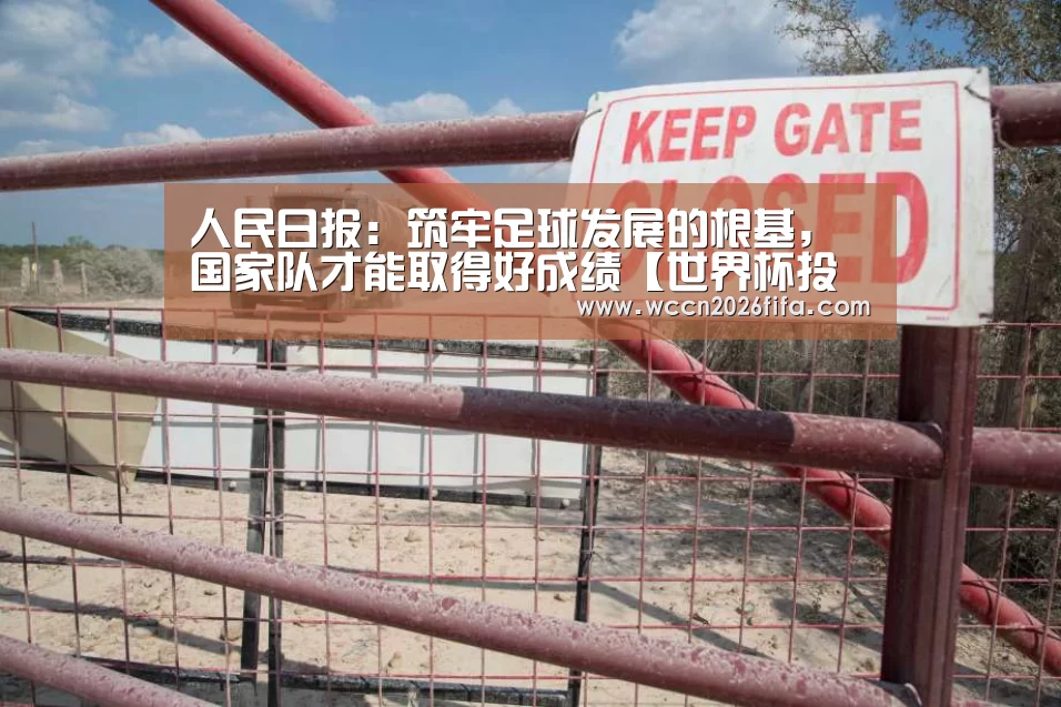 人民日报：筑牢足球发展的根基，国家队才能取得好成绩【世界杯投